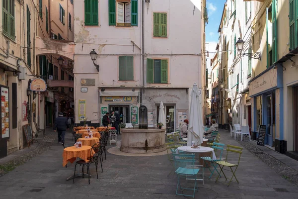 Straßenansicht von Sanremo, Italien — Stockfoto