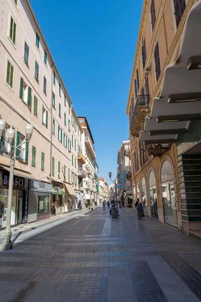 Ulice pohled, Sanremo, Itálie — Stock fotografie