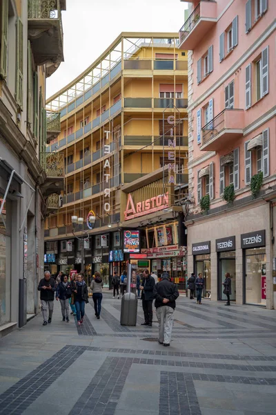 Вид на вулицю з Сан-Ремо (Італія) — стокове фото