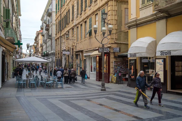 Straatmening van Sanremo, Italië — Stockfoto