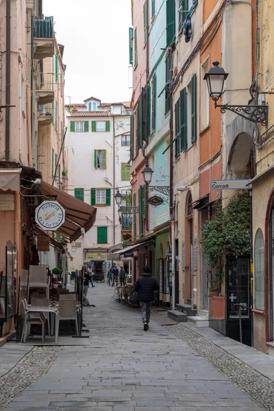 Calle vista de Sanremo, Italia —  Fotos de Stock