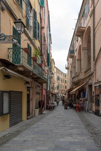 Calle vista de Sanremo, Italia —  Fotos de Stock