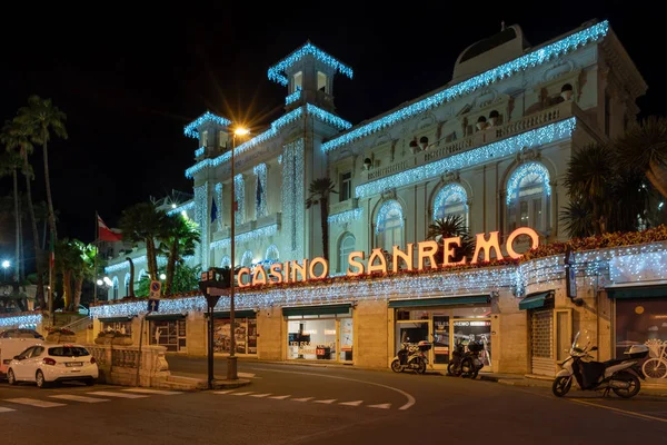 Sanremo Obecní kasino — Stock fotografie