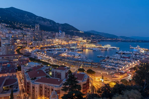 Monaco nattetid — Stockfoto