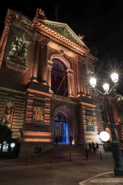 Ozeanographisches Institut in Monaco bei Nacht — Stockfoto