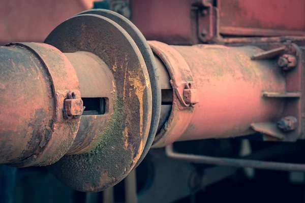 Buffer de vagones ferroviarios — Foto de Stock