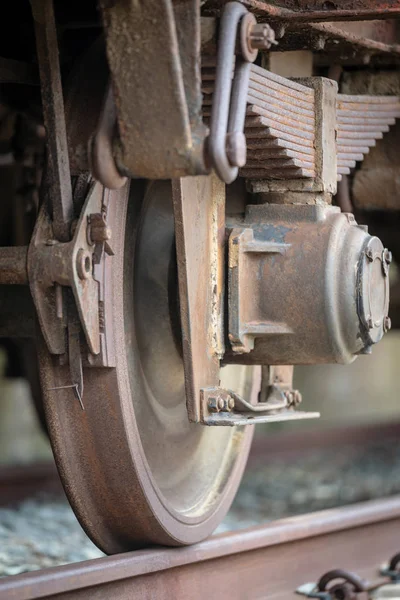 Oude trein Details — Stockfoto