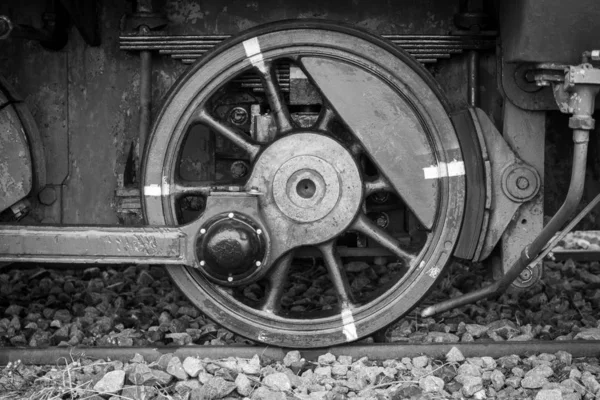 Rueda de tren vieja — Foto de Stock