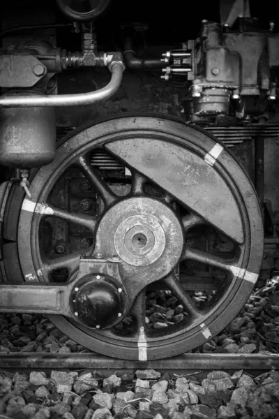 Altes Eisenbahnrad — Stockfoto