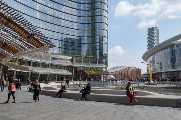 Porta Nuova District, Milán, Lombardía, Italia — Foto de Stock