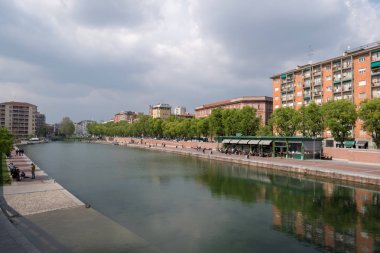 Darsena ve Navigli bölgesi, Milano, İtalya