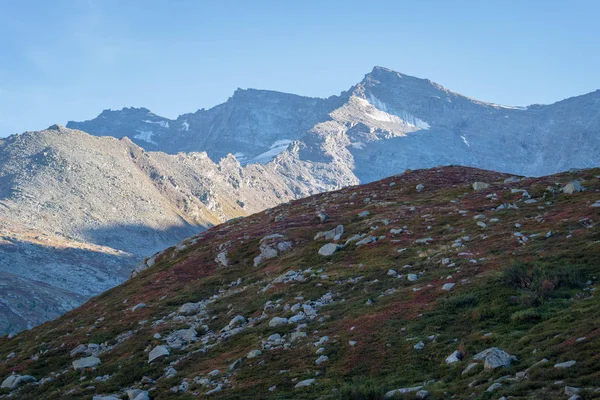 Colle del Nivolet bergpas, Graian Alpen, Italië — Stockfoto