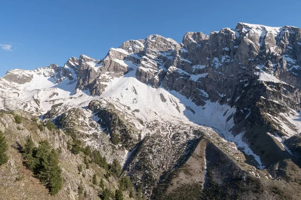 Marguareis gruppe, ligurische alpen, piemont, italien — Stockfoto