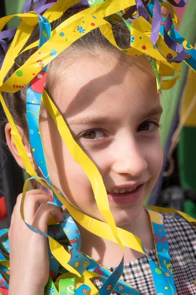 Meisje op carnaval — Stockfoto