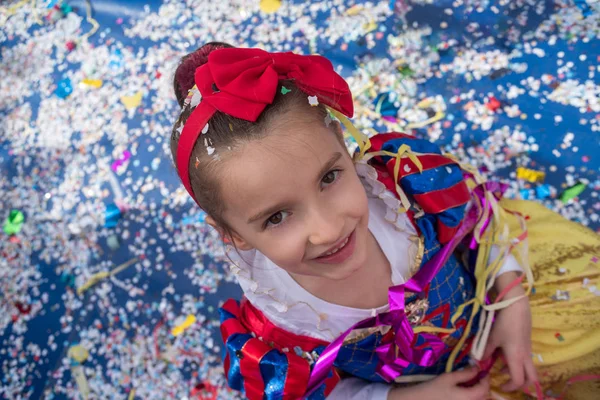 Flicka på Carnival — Stockfoto