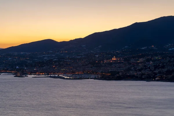 Riviera italienne, Sanremo la nuit — Photo