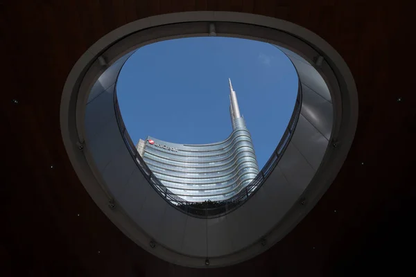 UniCredit Tower, Milán, Itálie — Stock fotografie