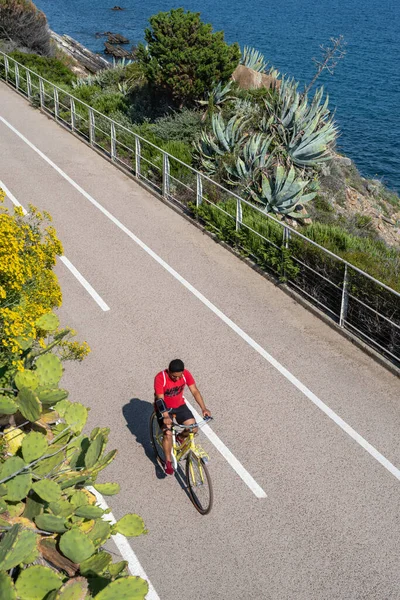 Sanremo Italien Mai 2020 Der Radweg Den Küstenpark Riviera Dei — Stockfoto