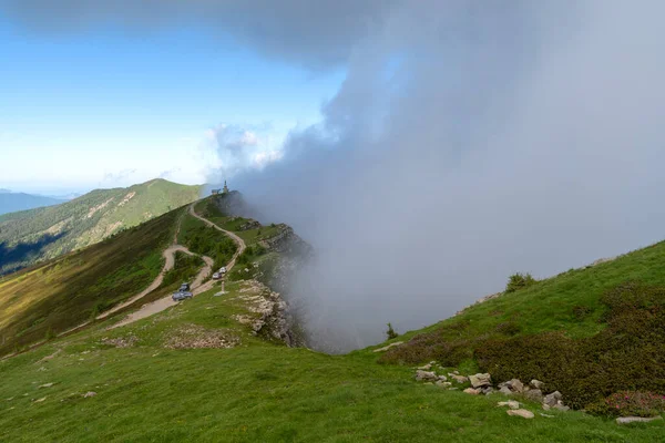 位于法国 意大利边境的利古里亚阿尔卑斯山畔的Saccarello山区地块 — 图库照片