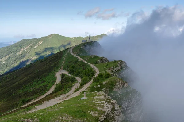 Montanha Saccarello Maciço Nos Alpes Ligúria Longo Fronteira Franco Italiana — Fotografia de Stock