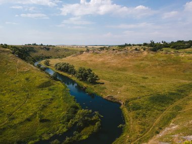 Su en iyi dron görünümü yakınındaki güzel landscpe