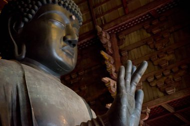 Kofuku-ji, Nara, Japonya Dünya Mirası tapınakta, Big Buddha. Nara çok yakın Kyoto bölgesindeki bulunur. 