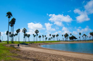 San Diego, Kaliforniya çevresinde sahil sitesi. California iyi bir hava ile bilinir.