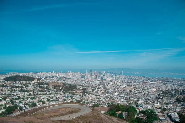 カリフォルニア州サンフランシスコの街の景色 サンフランシスコはアメリカ合衆国南部西に位置します — ストック写真