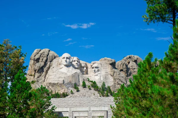 Mount Rushmore Přikrov Pisku Batolitu Black Hills Keystone Jižní Dakota — Stock fotografie