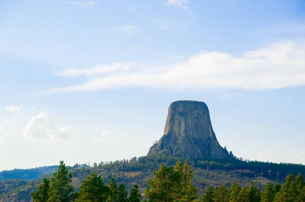 Devils Tower Nachází Okresu Crook Severovýchodní Wyoming Také Známý Jako — Stock fotografie