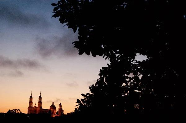 Спираючись Захід Сонця Сан Франциско Америка Сан Франциско Місто Розташоване — стокове фото