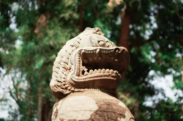 Statue Angkor Wat Kambodscha Dieses Gebiet Ist Als Das Größte — Stockfoto