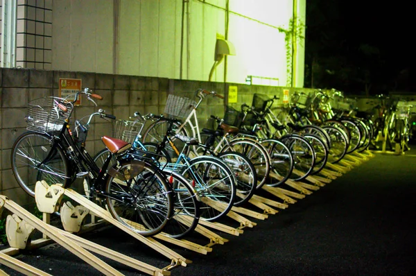 Bicicletas Tokio Japón Tokio Tiene Muchas Bicicletas Que Tierra Bastante — Foto de Stock