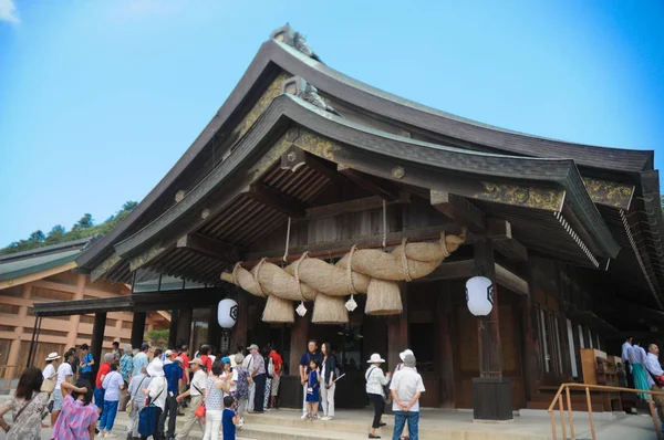 Izumo Taisha Tapınak Shimane Japan Dua Etmek Japon Halkı Genellikle — Stok fotoğraf