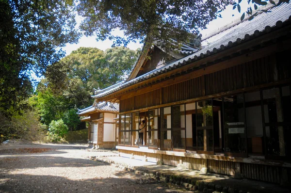 Casa Antigua Japonesa Situada Shizuoka Japón Casa Japón Generalmente Está — Foto de Stock