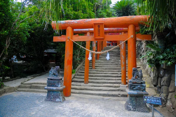 Трии Гейт Храме Цзингу Синто Шрине Расположенном Японском Городе Миядзаки — стоковое фото
