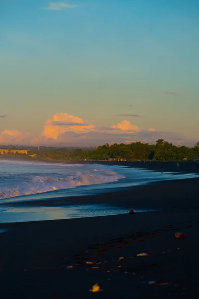 Havet Och Vågorna Närheten Östra Sidan Bali Indonesien Bali Känt — Stockfoto