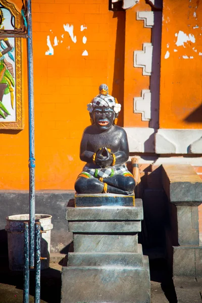 Estatua Histórica Indonesia Cerca Playa Isla Bali Indonesia Bali Una — Foto de Stock