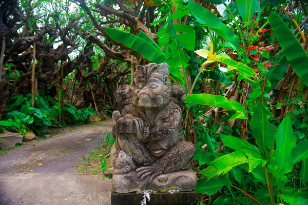 Indonesische Historische Statue Der Nähe Des Strandes Der Bali Insel — Stockfoto