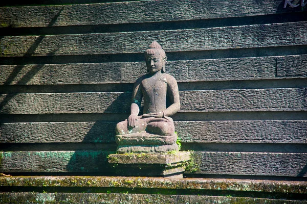 Estatua Histórica Indonesia Cerca Playa Isla Bali Indonesia Bali Una —  Fotos de Stock