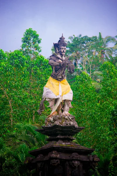 Estatua Histórica Indonesia Cerca Playa Isla Bali Indonesia Bali Una — Foto de Stock