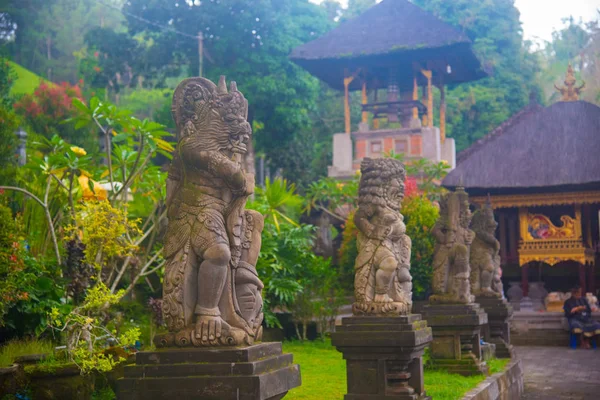 Statue Historique Indonésienne Près Plage Île Bali Indonésie Bali Est — Photo