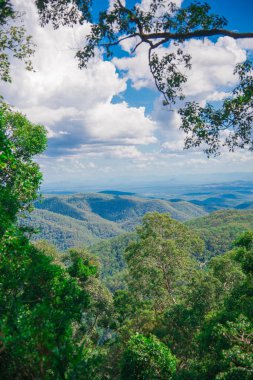 Avustralya Mountain View Brisbane şehir Queensland, Avustralya yakın. Avustralya dünyanın Güney kısmında yer alan bir kıta olduğunu.