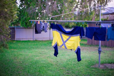 Çamaşırhane Queensland, Avustralya Brisbane şehirde. Avustralya dünyanın Güney kısmında yer alan bir kıta olduğunu.