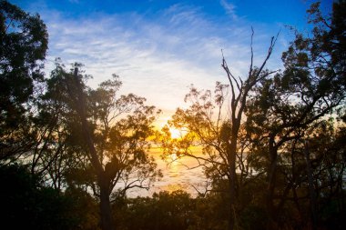 Ocean View Brisbane şehir Queensland, Avustralya yakın... Avustralya dünyanın Güney kısmında yer alan bir kıta olduğunu.