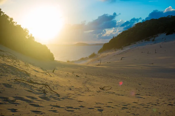 Carlo Sandblow Rainbow Beach Queensland Australien Kontinent Som Ligger Den — Stockfoto