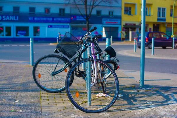 Bicicletas Berlim Alemanha Alemanha País Localizado Europa — Fotografia de Stock