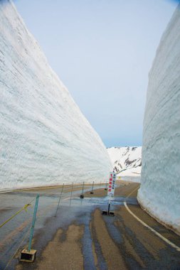 Toyama, Japonya 'da Tateyama Dağları. Toyama kültür ve iş piyasaları için Japonya 'nın önemli şehirlerinden biridir.