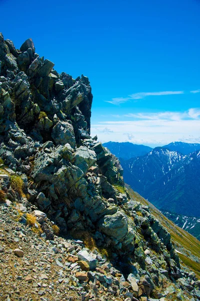 Montañas Tateyama Toyama Japón Toyama Una Las Ciudades Más Importantes — Foto de Stock