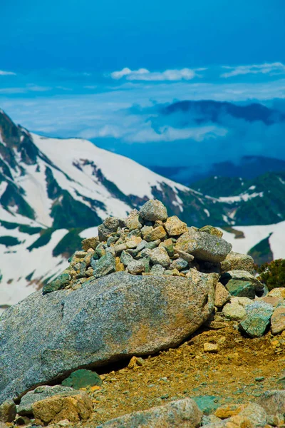 Montañas Tateyama Toyama Japón Toyama Una Las Ciudades Más Importantes —  Fotos de Stock